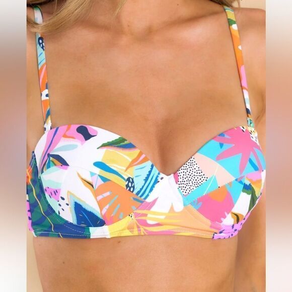 Multi Print High Rise Bikini - Picture 8 of 15